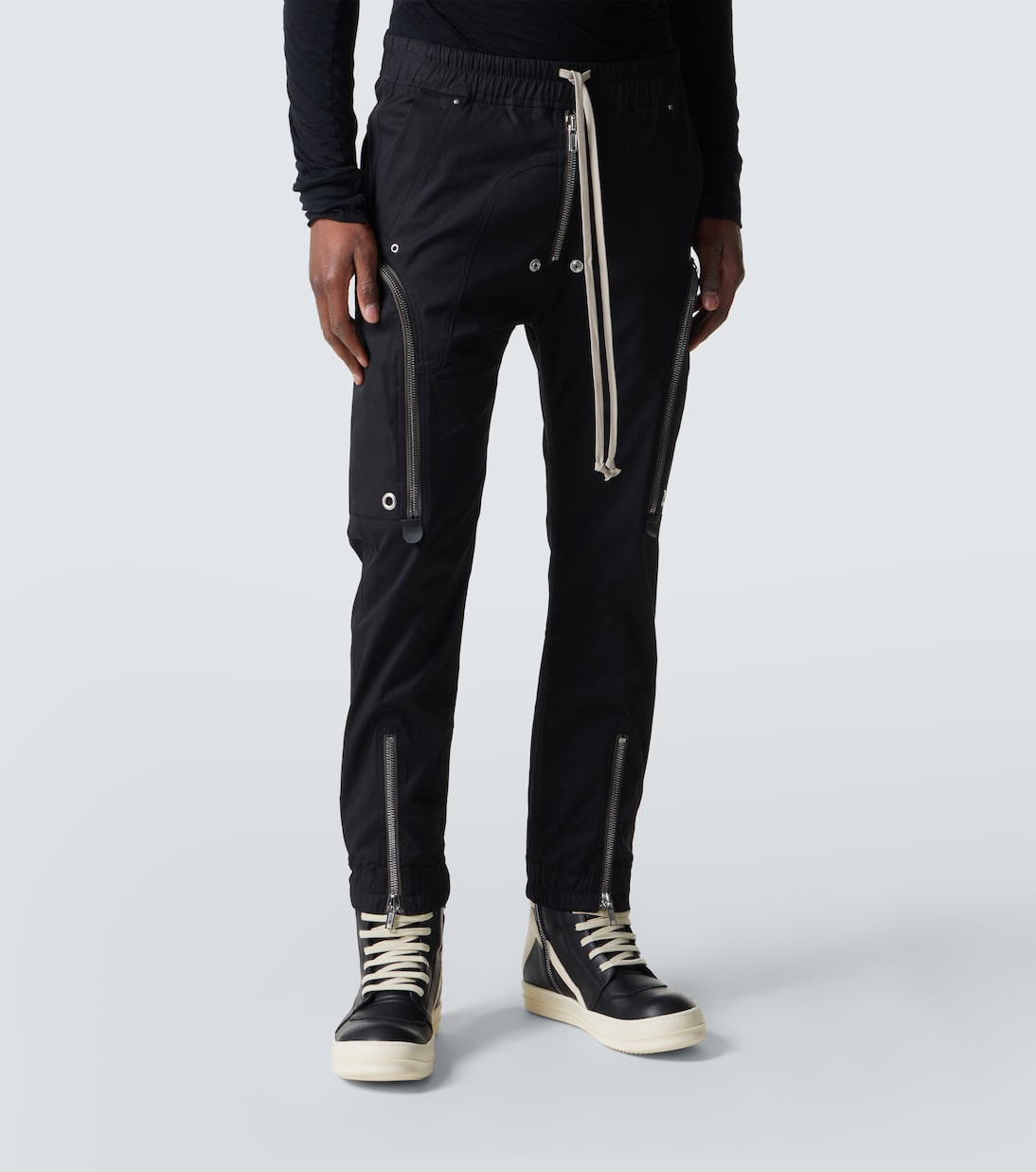 Bauhaus cotton-blend poplin slim pants | Rick Owens