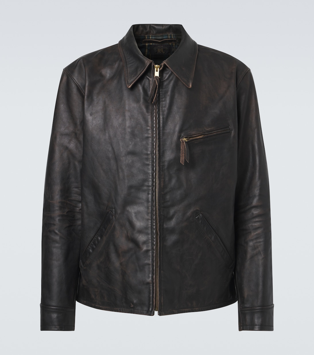Lynton leather biker jacket | RRL
