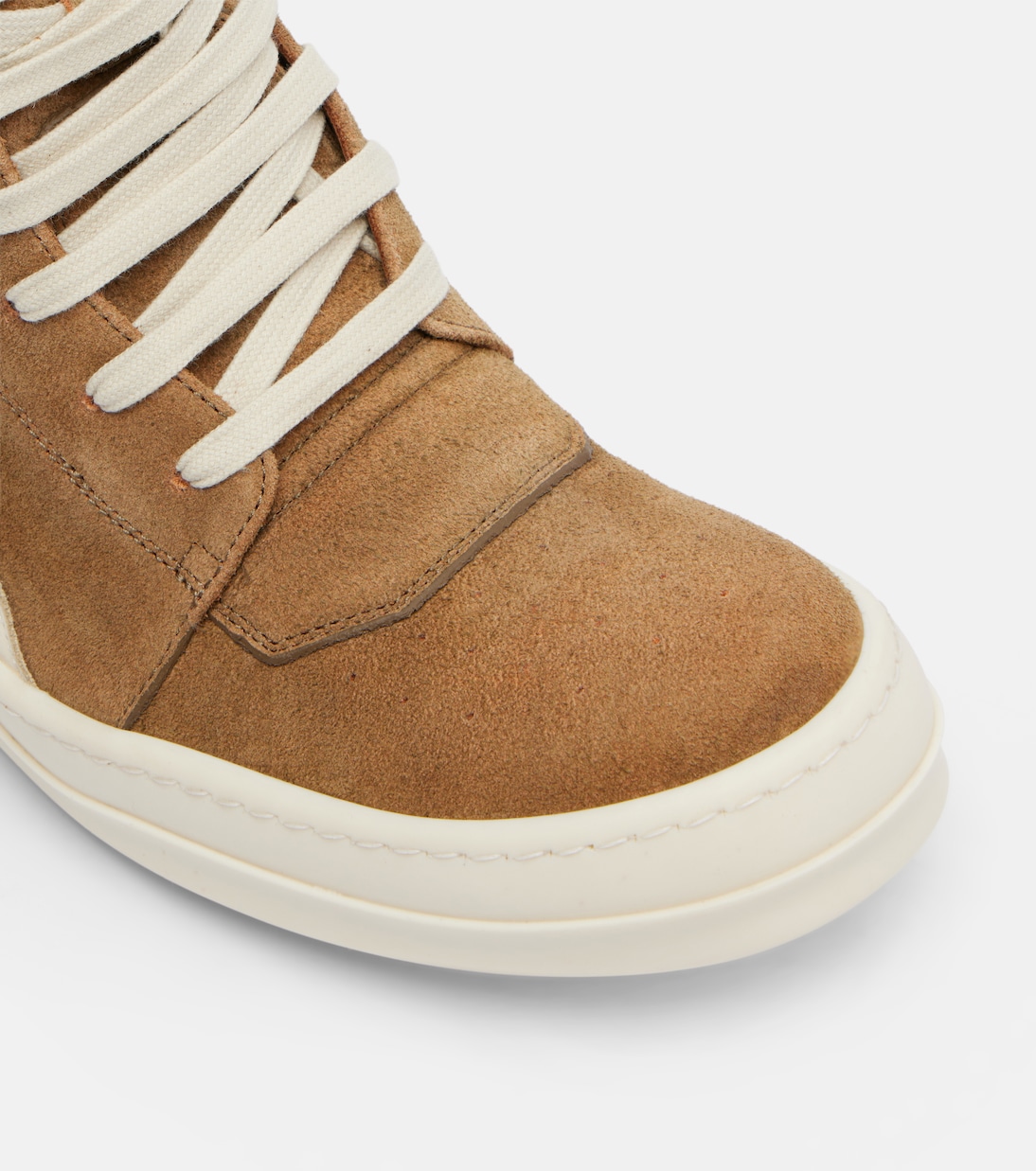 High-Top Sneakers Geobasket aus Veloursleder | Rick Owens
