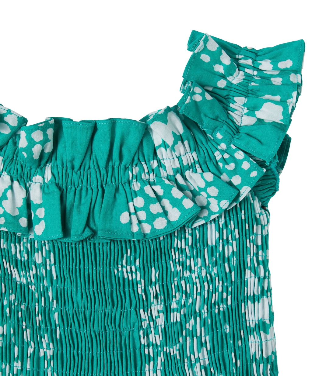 Robe Amber imprimée en coton | Poupette St Barth Kids