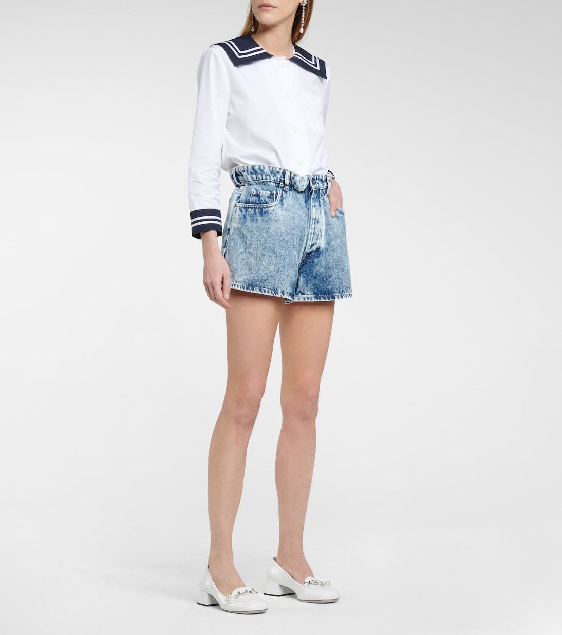 Verzierte Pumps aus Lackleder | Miu Miu