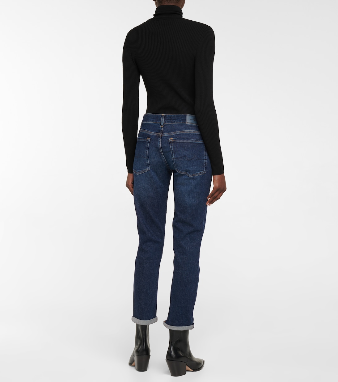 Asher mid-rise cropped slim jeans | 7 For All Mankind