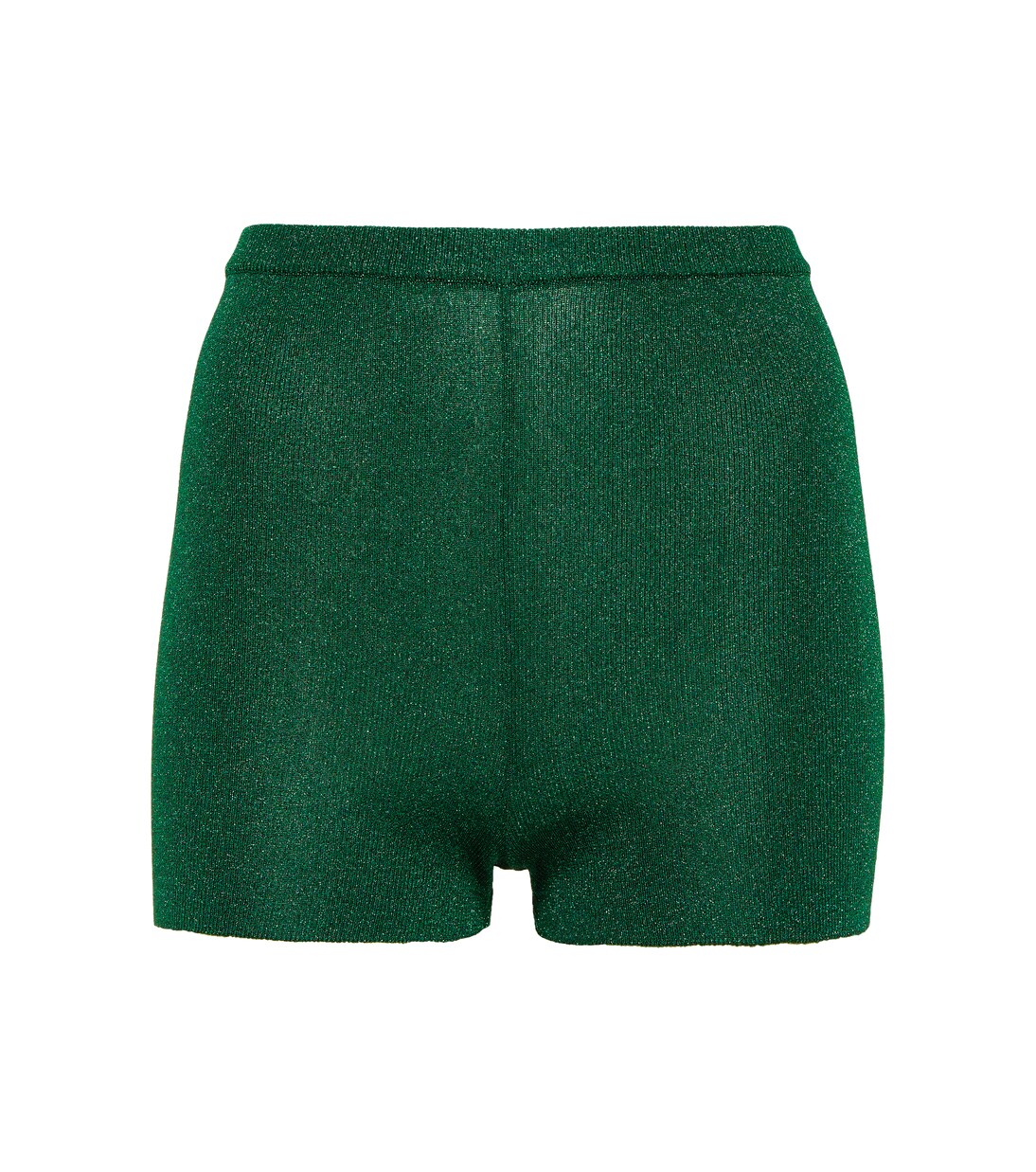 Shorts in lamé a vita alta | Valentino