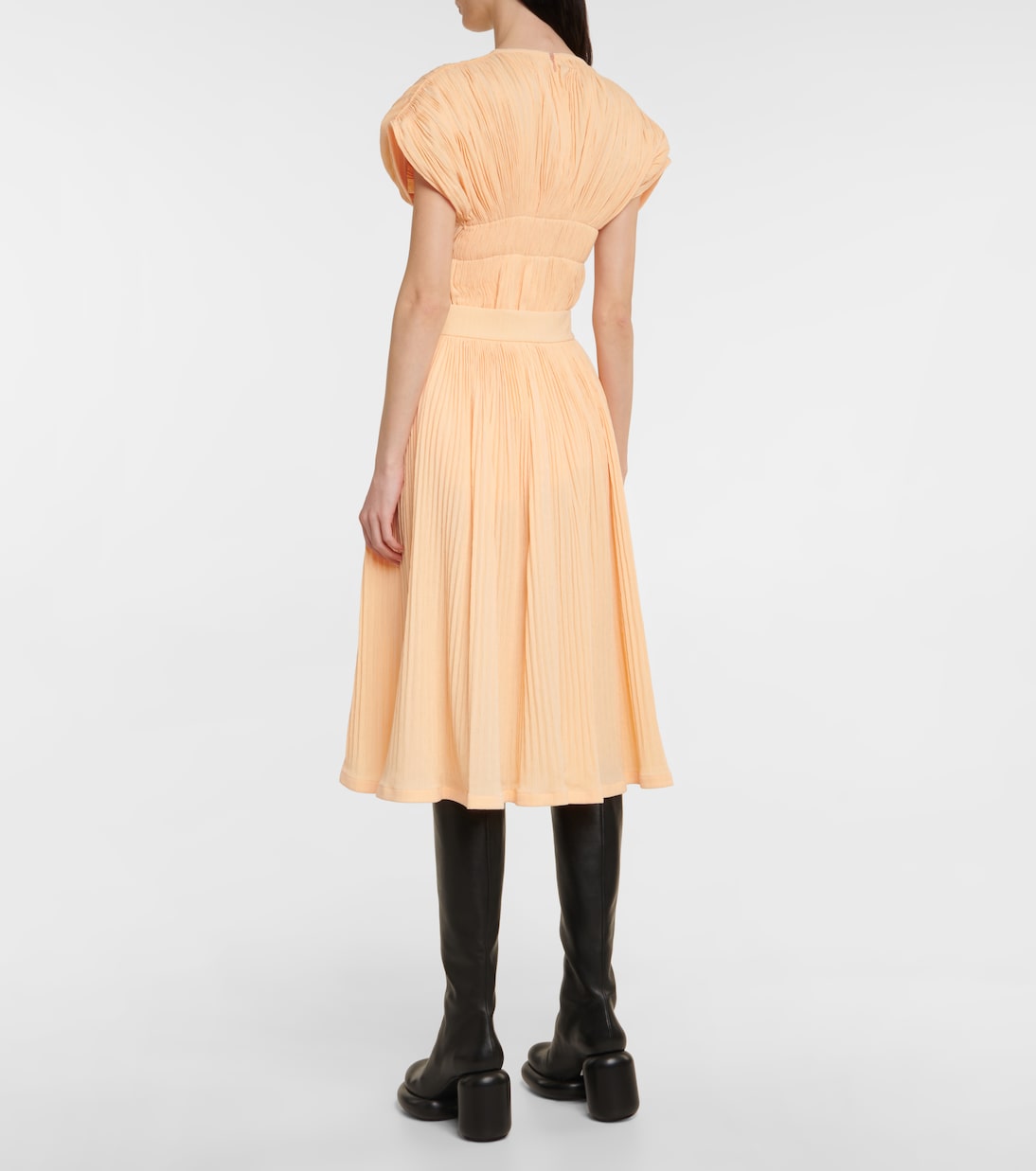 Gonna plissé in misto cotone | Jil Sander