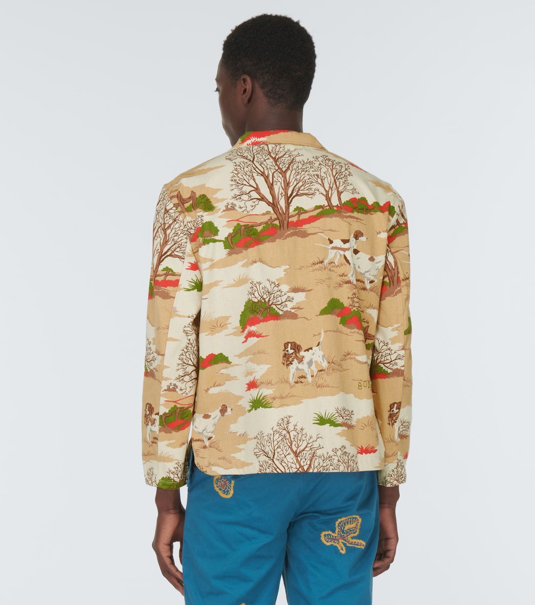 Printed cotton shirt | Bode