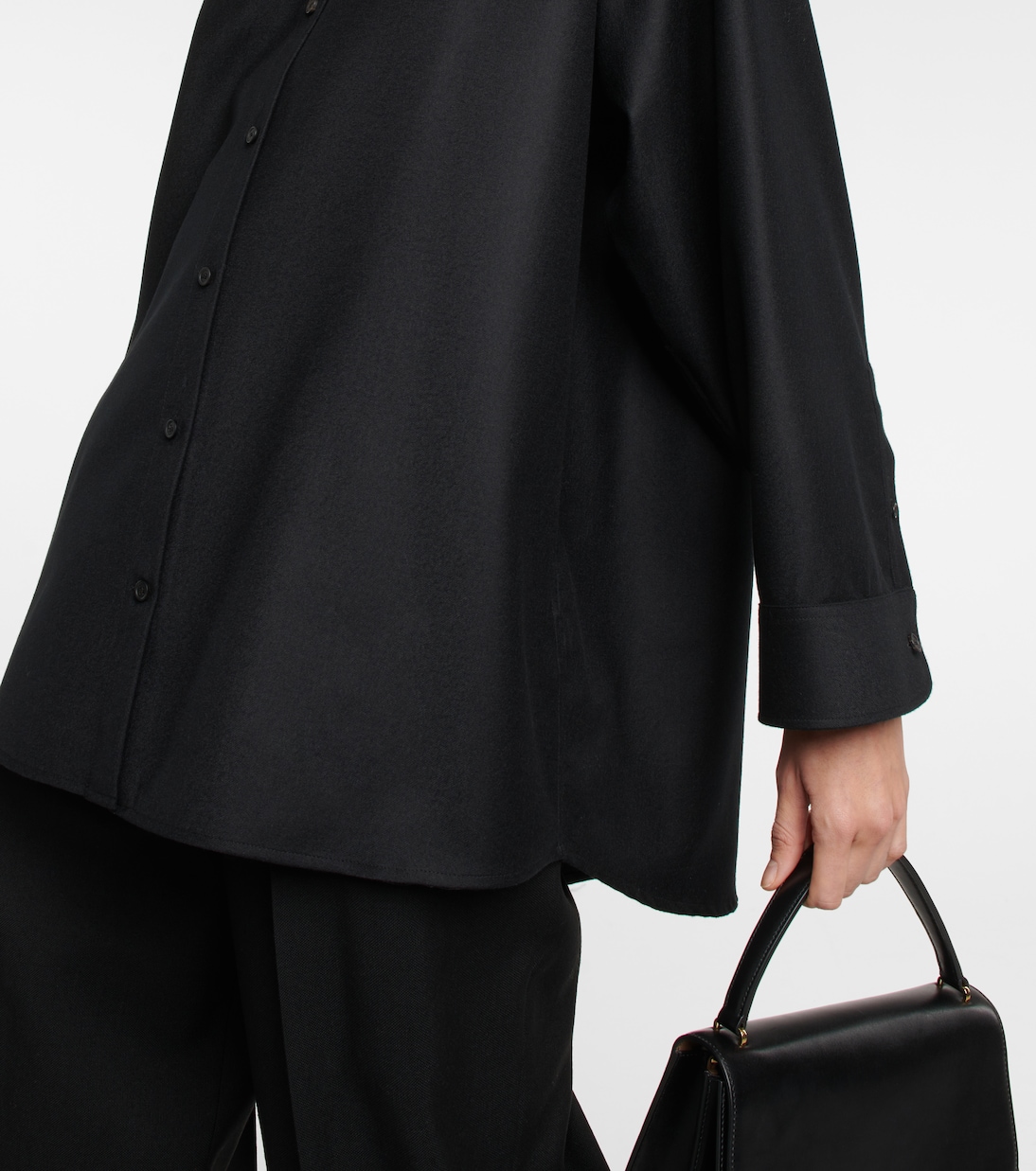 Chemise Caroline en laine vierge | The Row