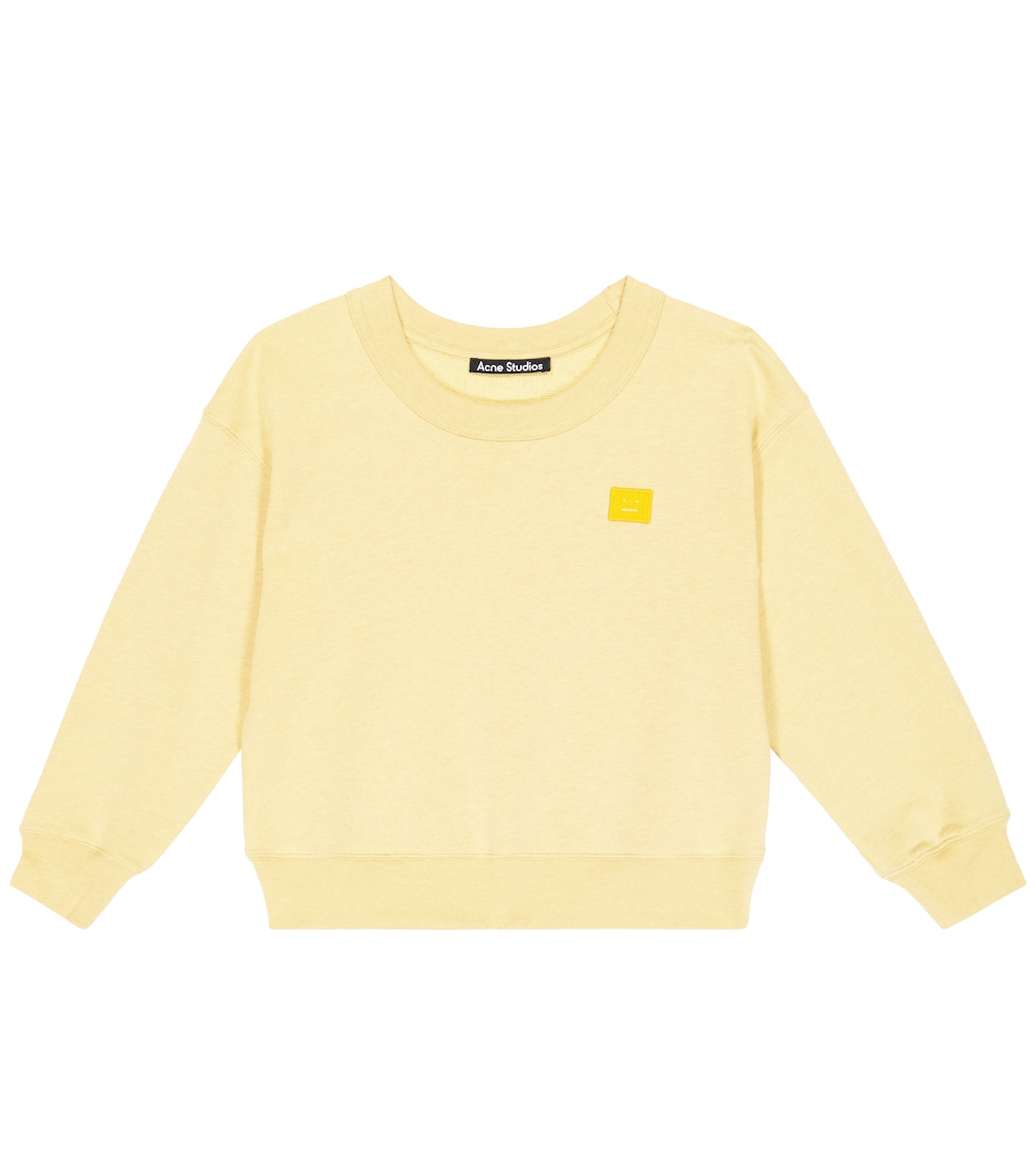 Face cotton jersey sweatshirt | Acne Studios Kids