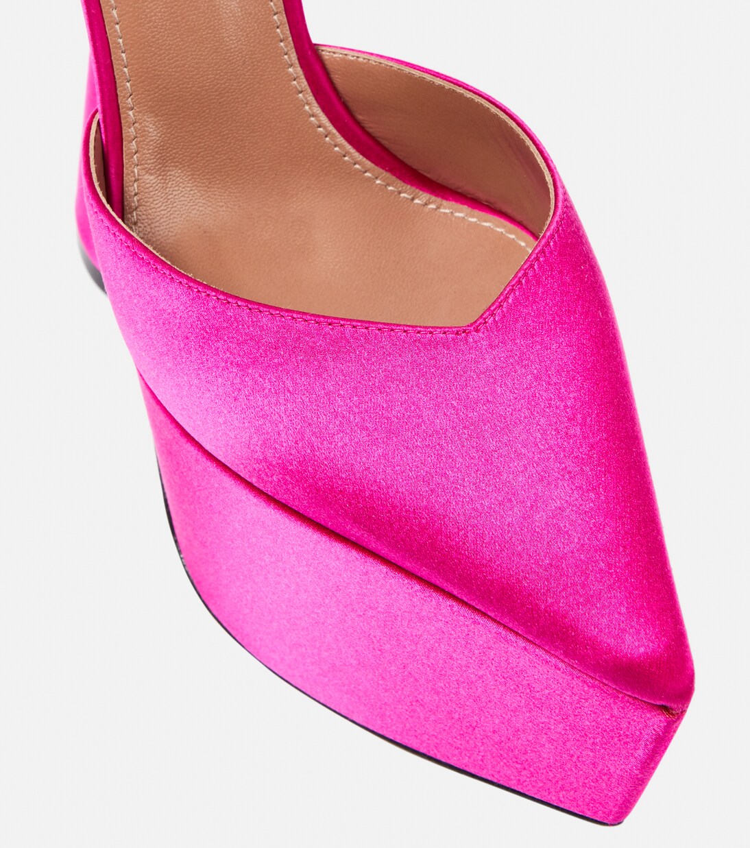 Pumps In raso con plateau | D'Accori