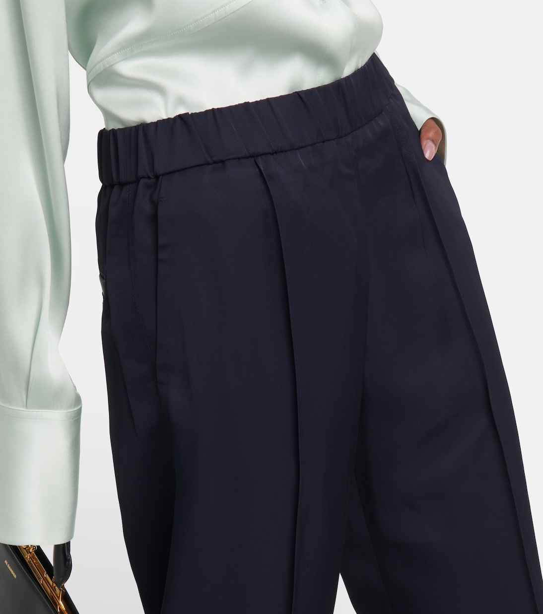 Gerade High-Rise-Hose | Jil Sander