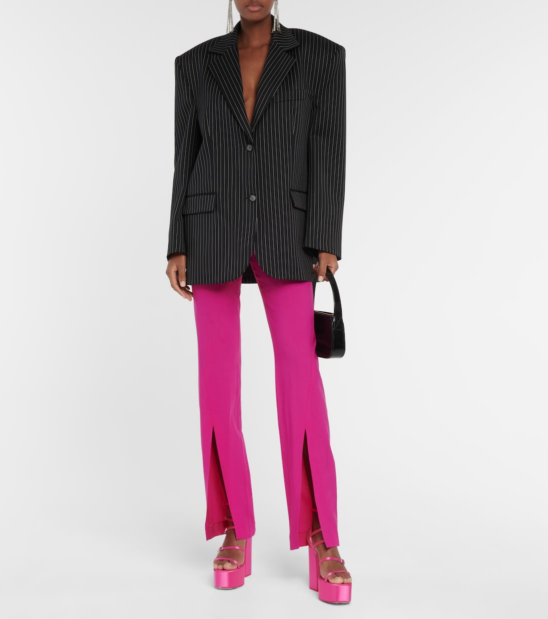 Jessica 130 satin platform sandals | Paris Texas