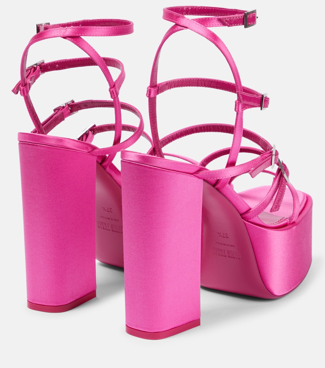 Jessica 130 satin platform sandals | Paris Texas