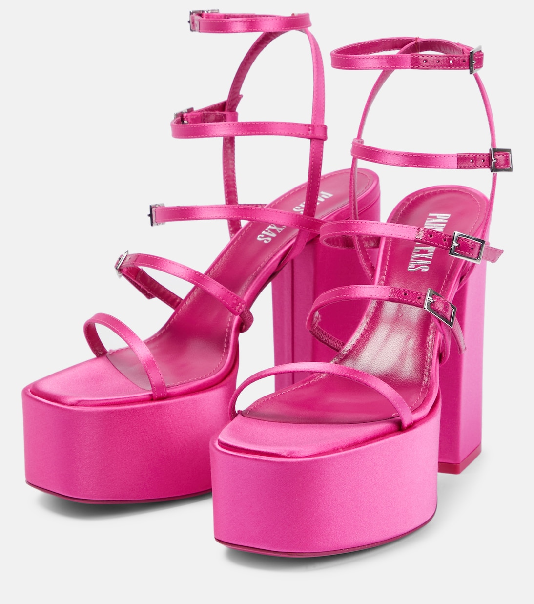 Jessica 130 satin platform sandals | Paris Texas