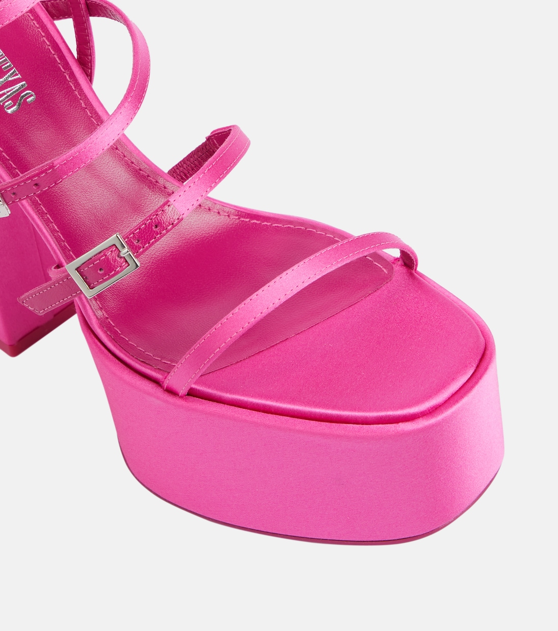 Jessica 130 satin platform sandals | Paris Texas