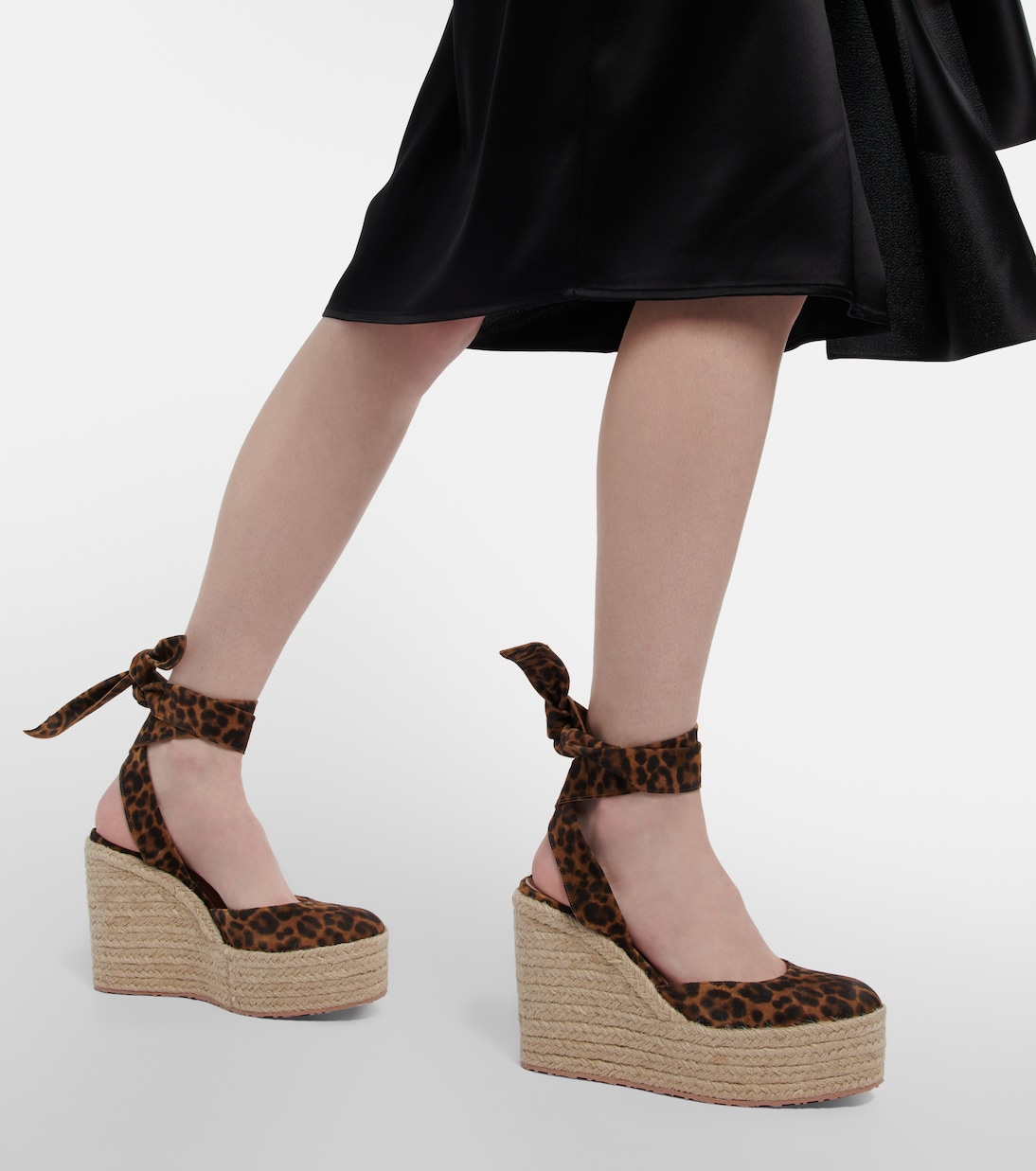 Espadrillas Arenella in suede con zeppa | Gianvito Rossi