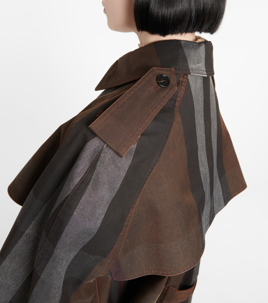 Giacca in canvas a righe | Burberry