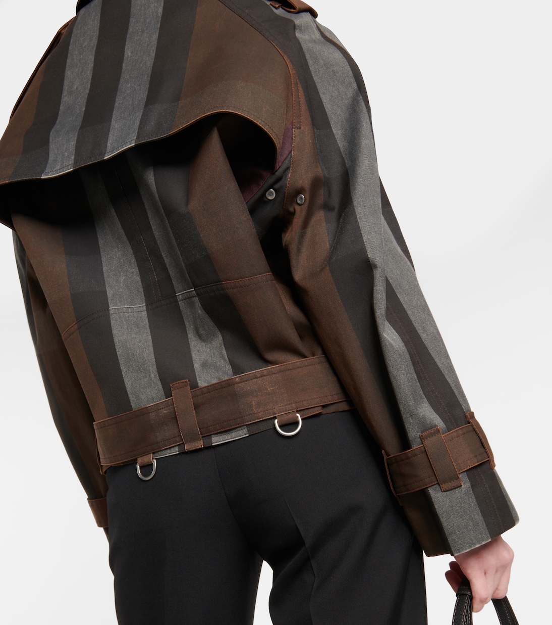 Giacca in canvas a righe | Burberry