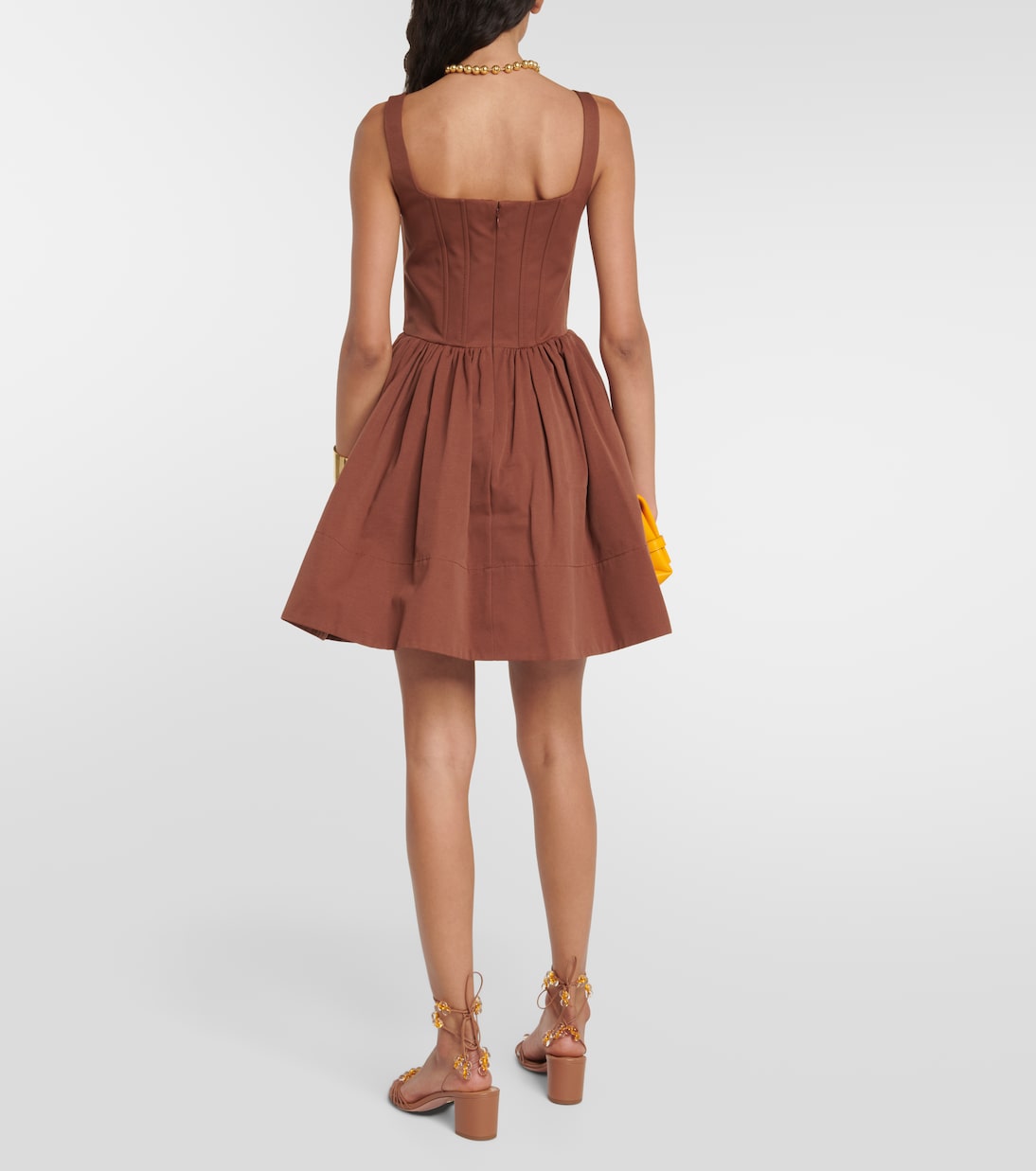 Landscape babydoll minidress | Staud