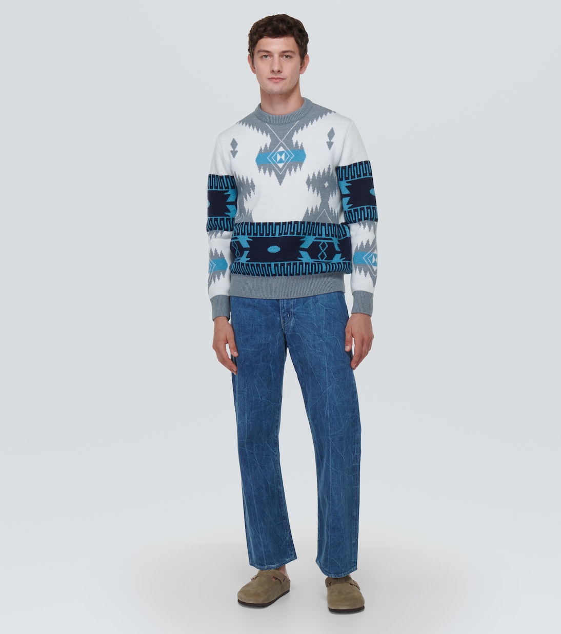 Pullover Icon in jacquard di lana vergine | Alanui