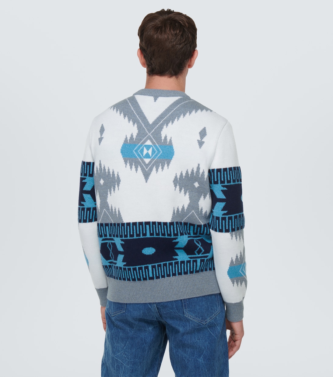 Pullover Icon in jacquard di lana vergine | Alanui