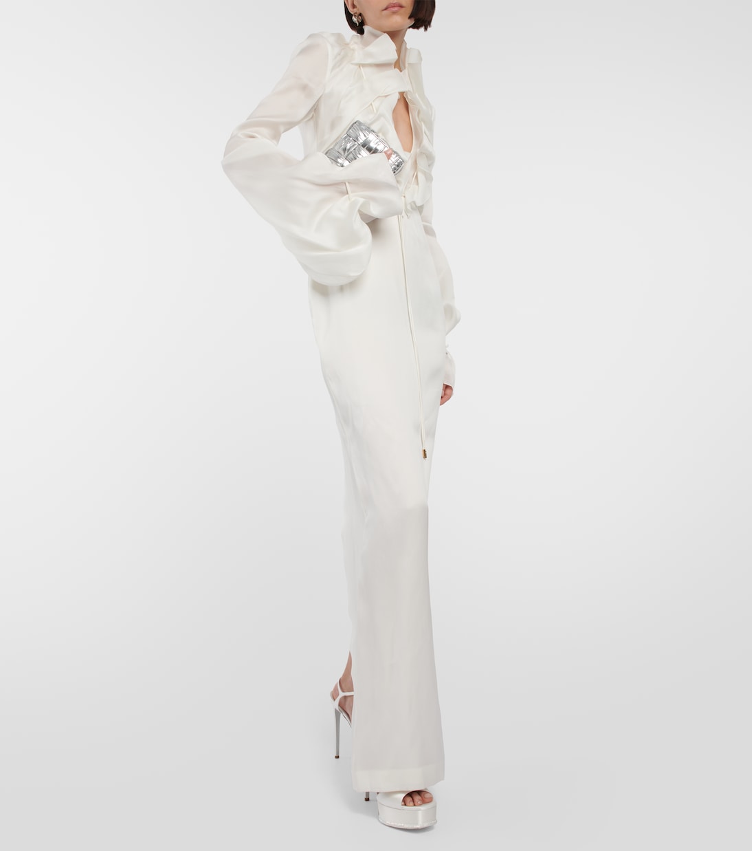 Bridal platform pumps | Rene Caovilla