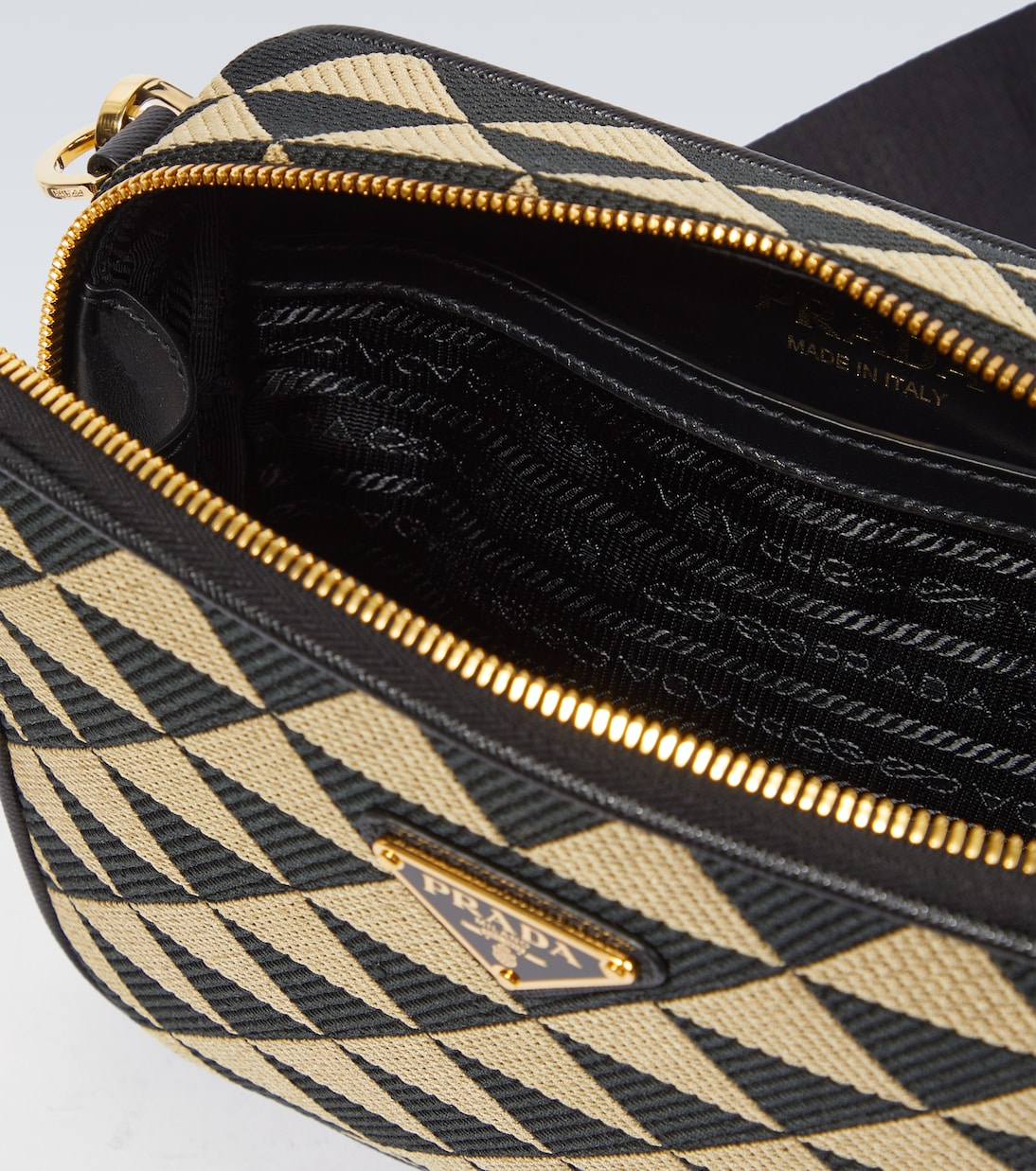Messenger Bag Prada Symbole aus Jacquard | Prada