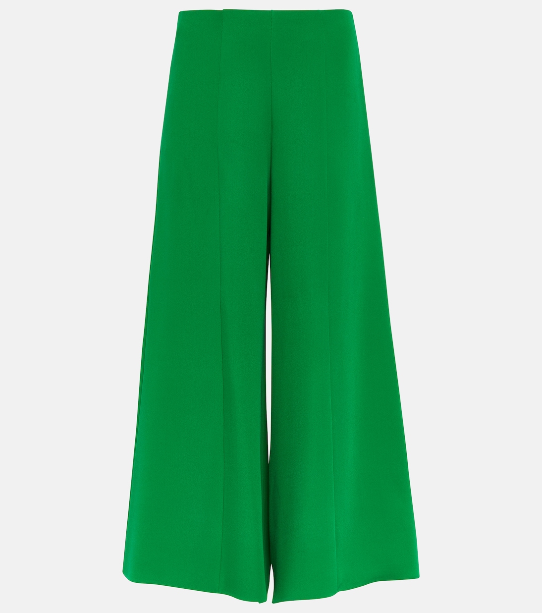 Jupe-culotte à taille mi-haute en soie | Valentino