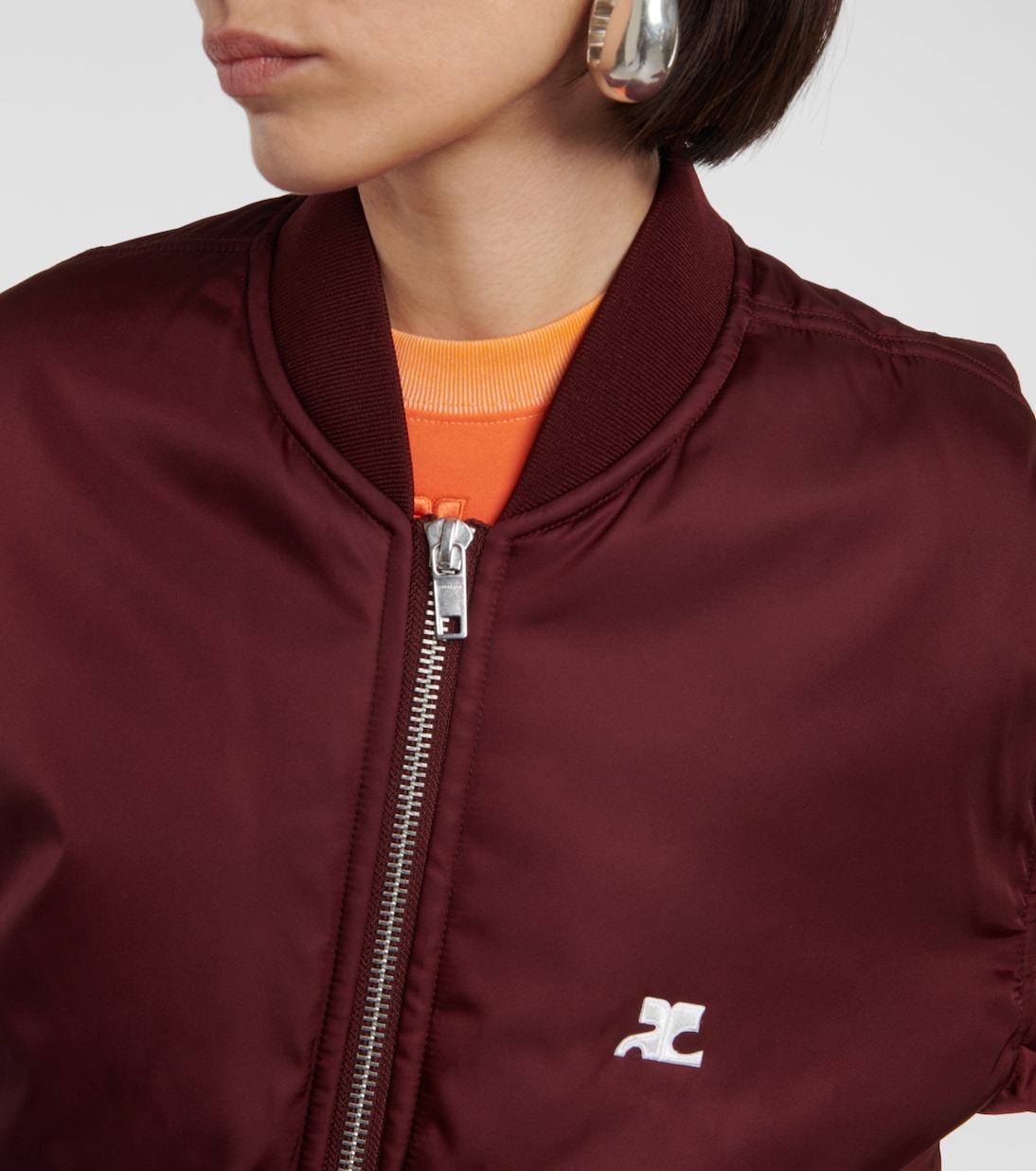 Logo bomber jacket  | Courrèges