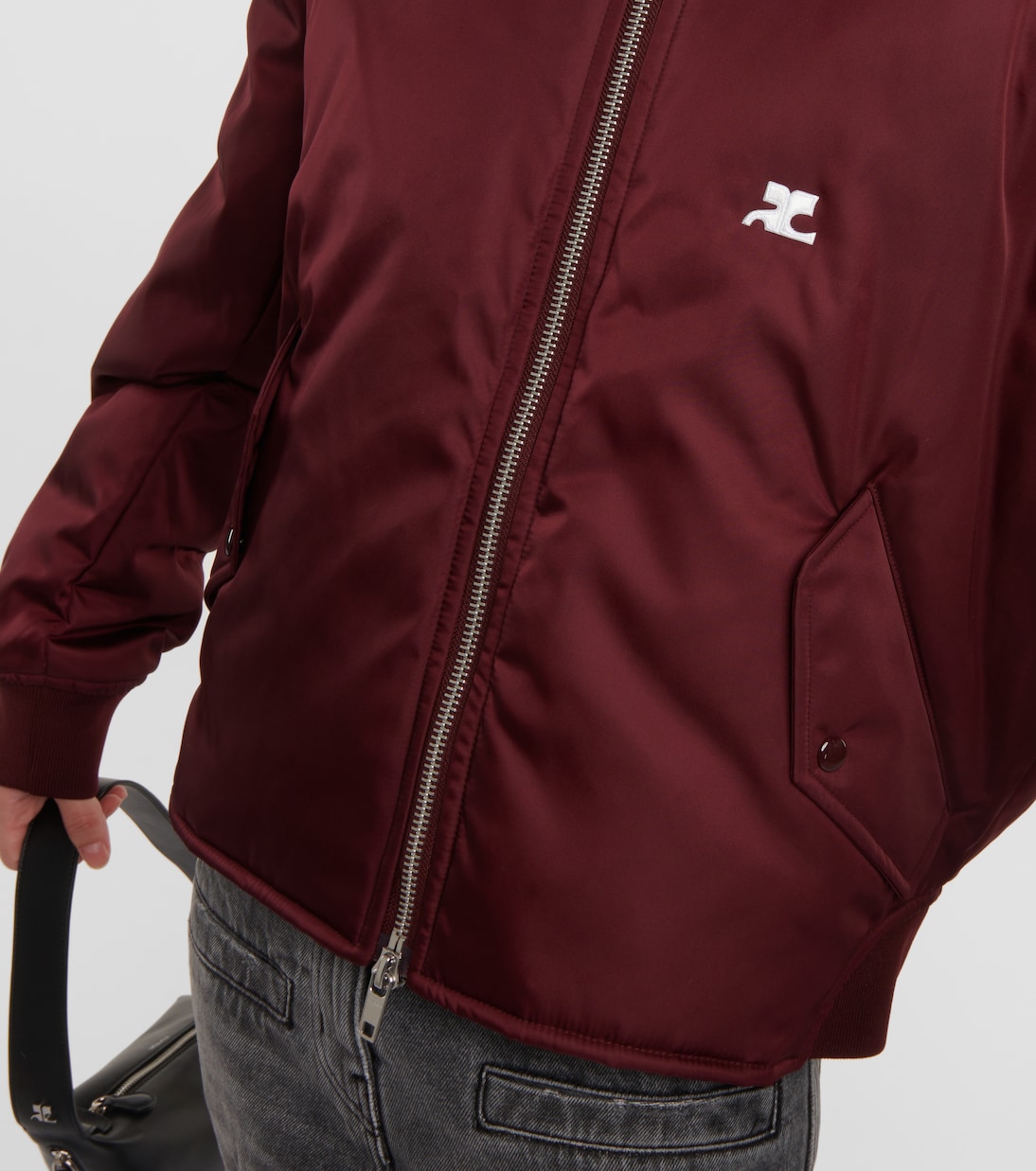 Logo bomber jacket  | Courrèges