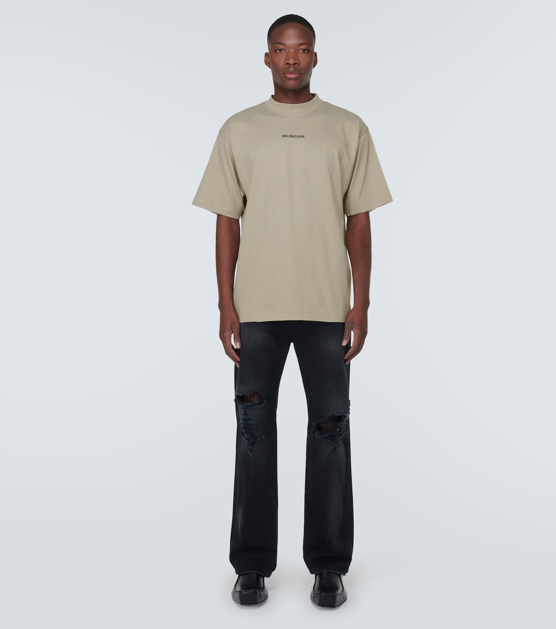 T-shirt en coton à logo | Balenciaga