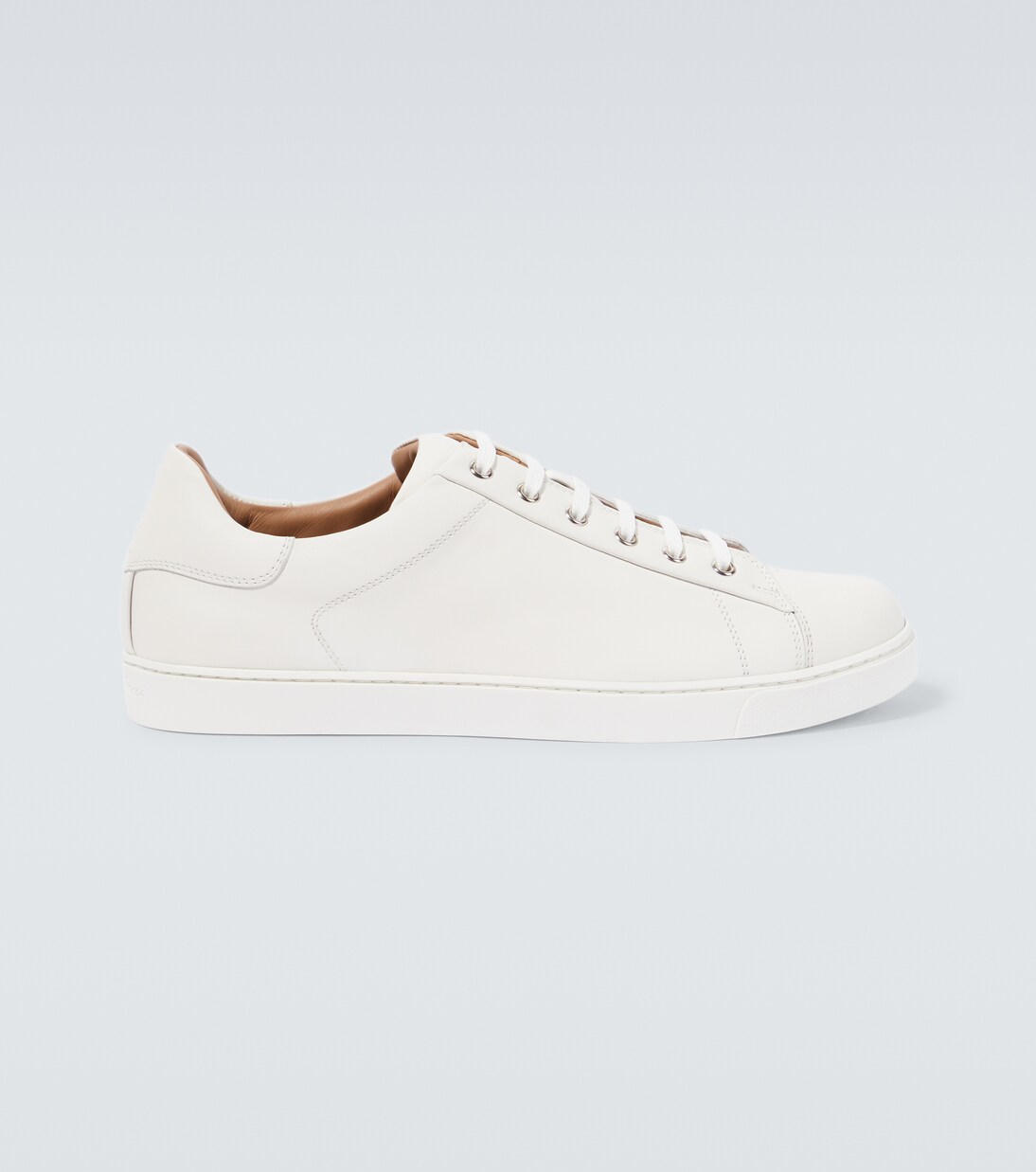 Baskets en cuir en blanc Gianvito Rossi Mytheresa