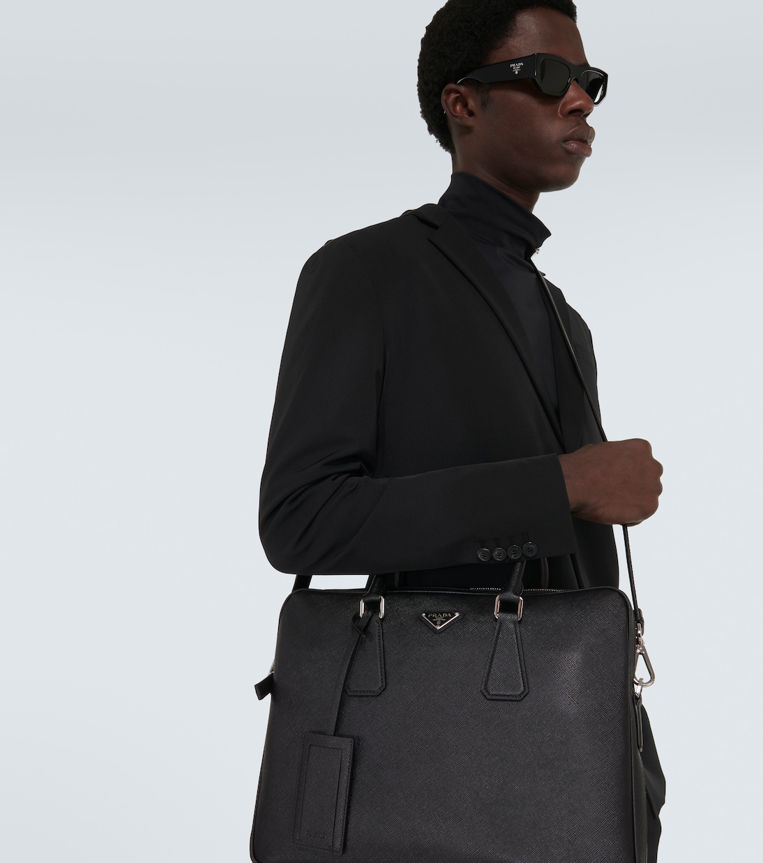 Leather briefcase | Prada