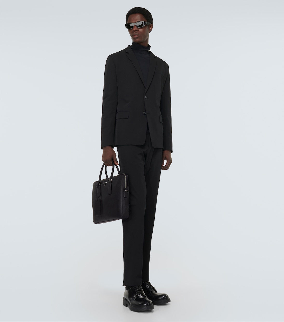 Leather briefcase | Prada