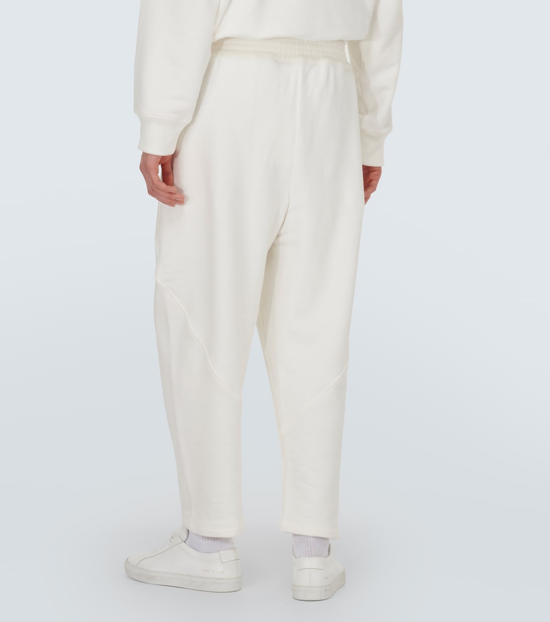 Pantalones tapered Koa de rizo de algodón | The Row