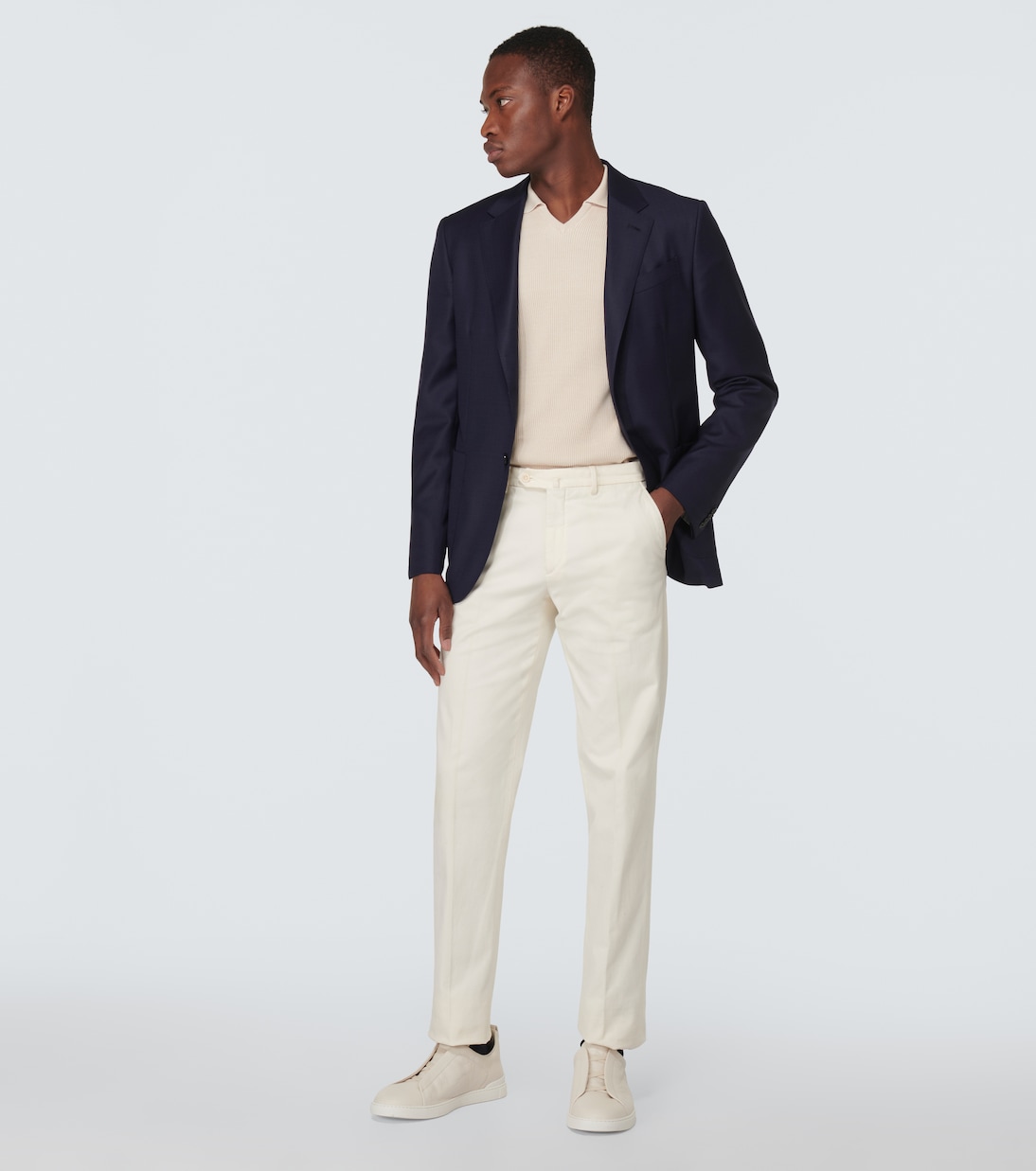 Single-breasted wool blazer | Zegna
