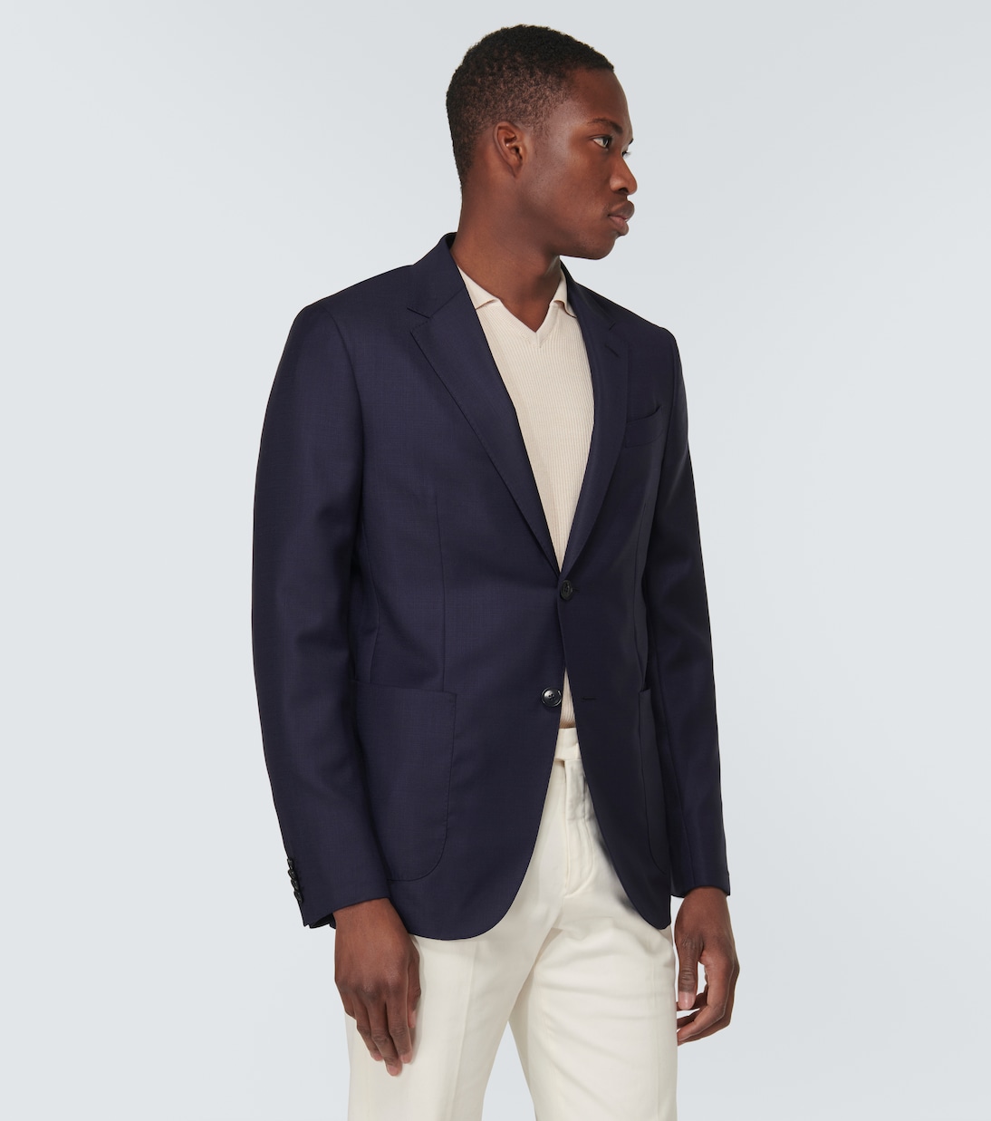 Single-breasted wool blazer | Zegna