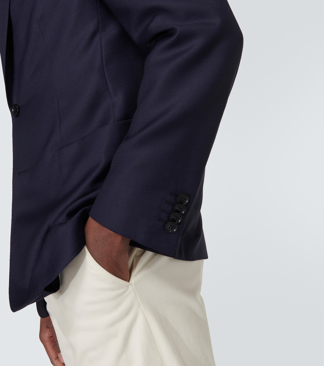 Single-breasted wool blazer | Zegna