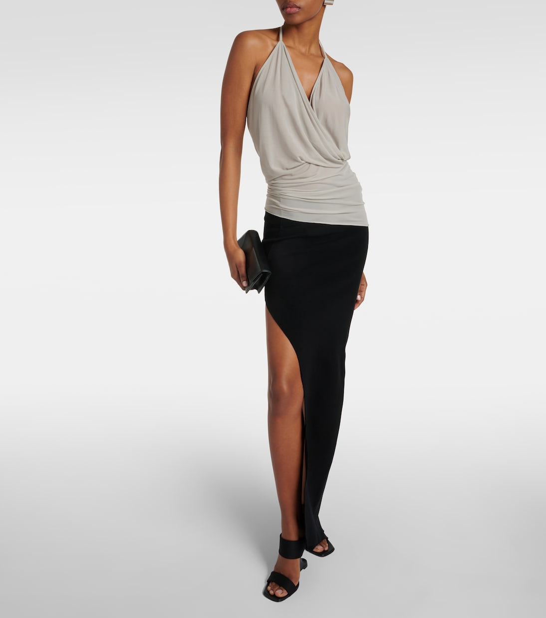 Draped cupro-blend tank top | Rick Owens