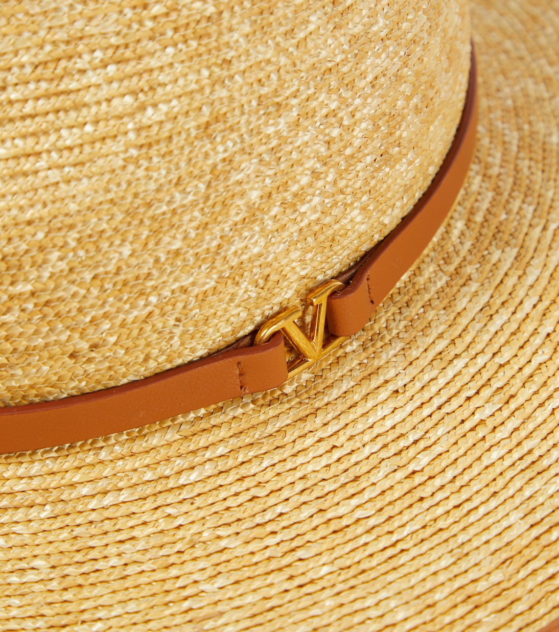 Cappello Panama Valentino con Logo V, stile giovane e moderno