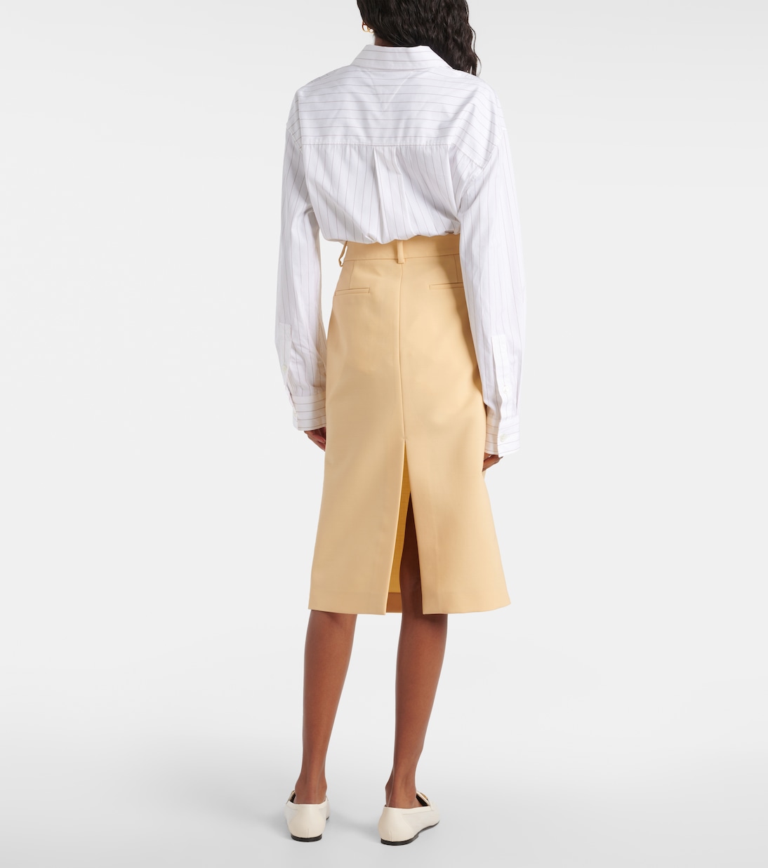 Falda tubo de lana virgen | Tod's