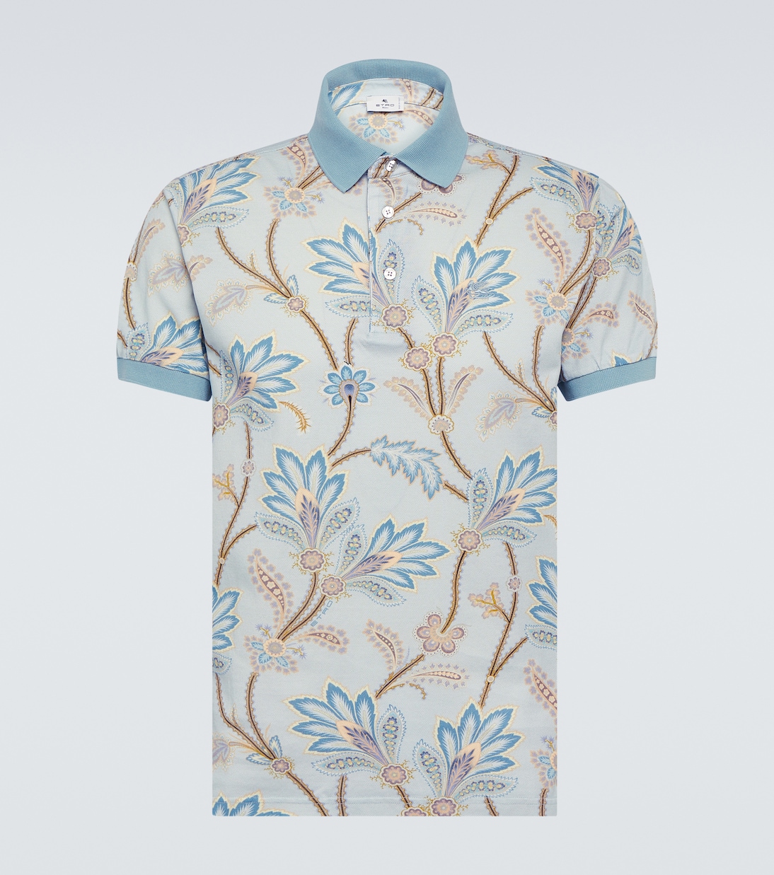 Polo de piqué de algodón estampado | Etro