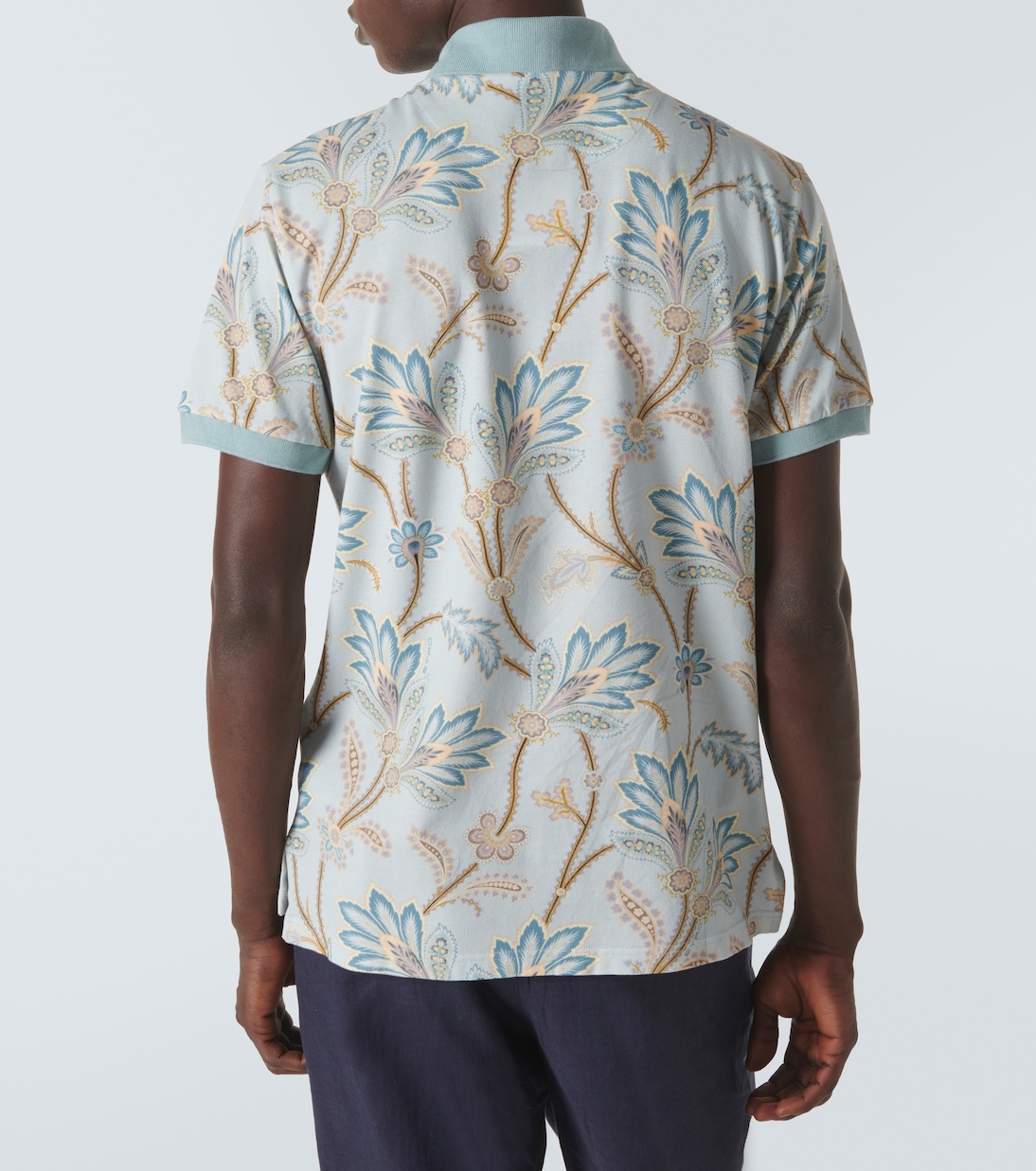 Polo de piqué de algodón estampado | Etro