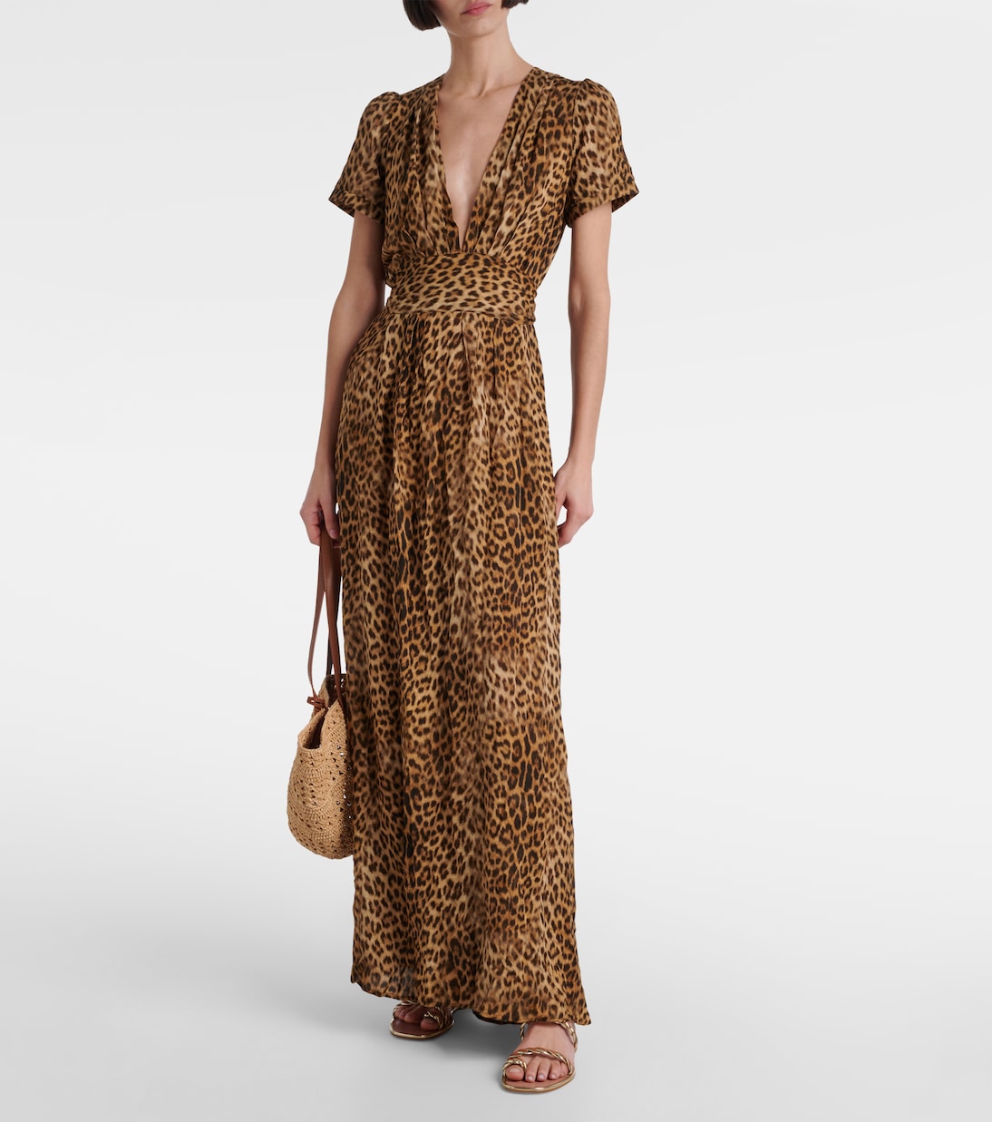 Lou cheetah-print maxi dress | Melissa Odabash