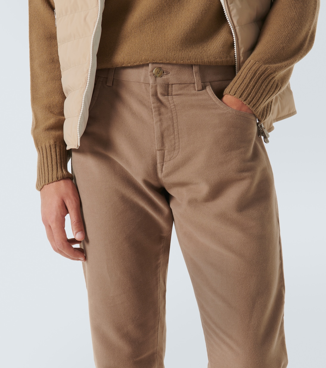 Gerade Hose aus Baumwolle und Kaschmir | Canali