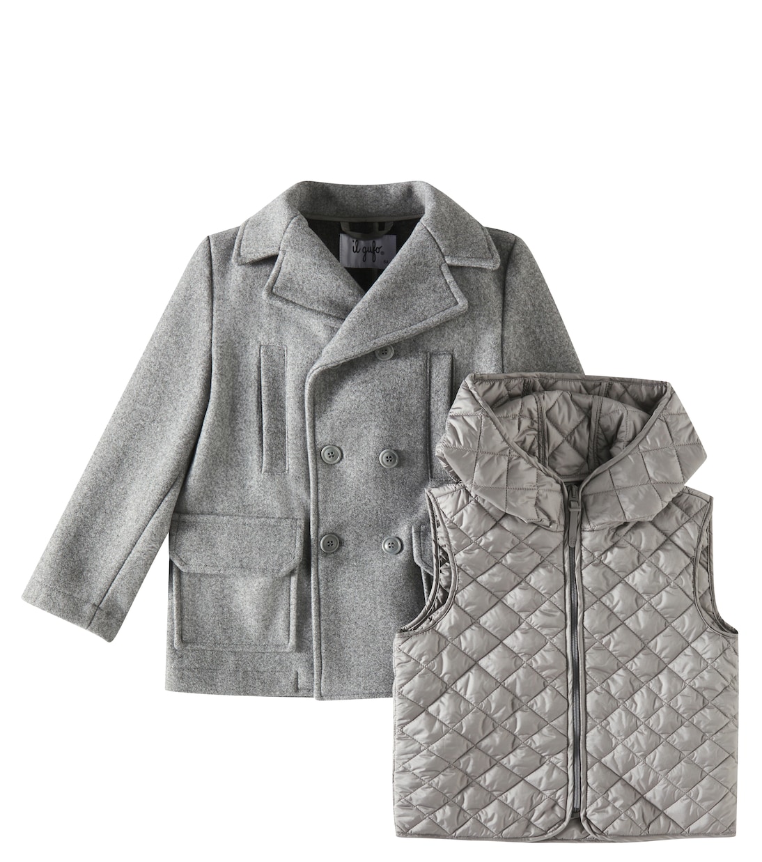 Set aus Weste und Cabanjacke | Il Gufo