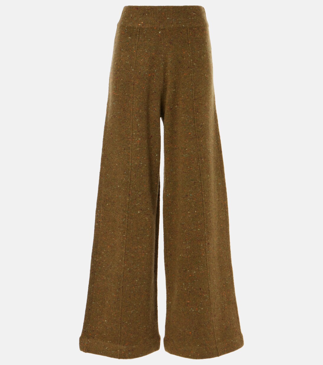 Pantalon ample en laine et cachemire mélangés | CO