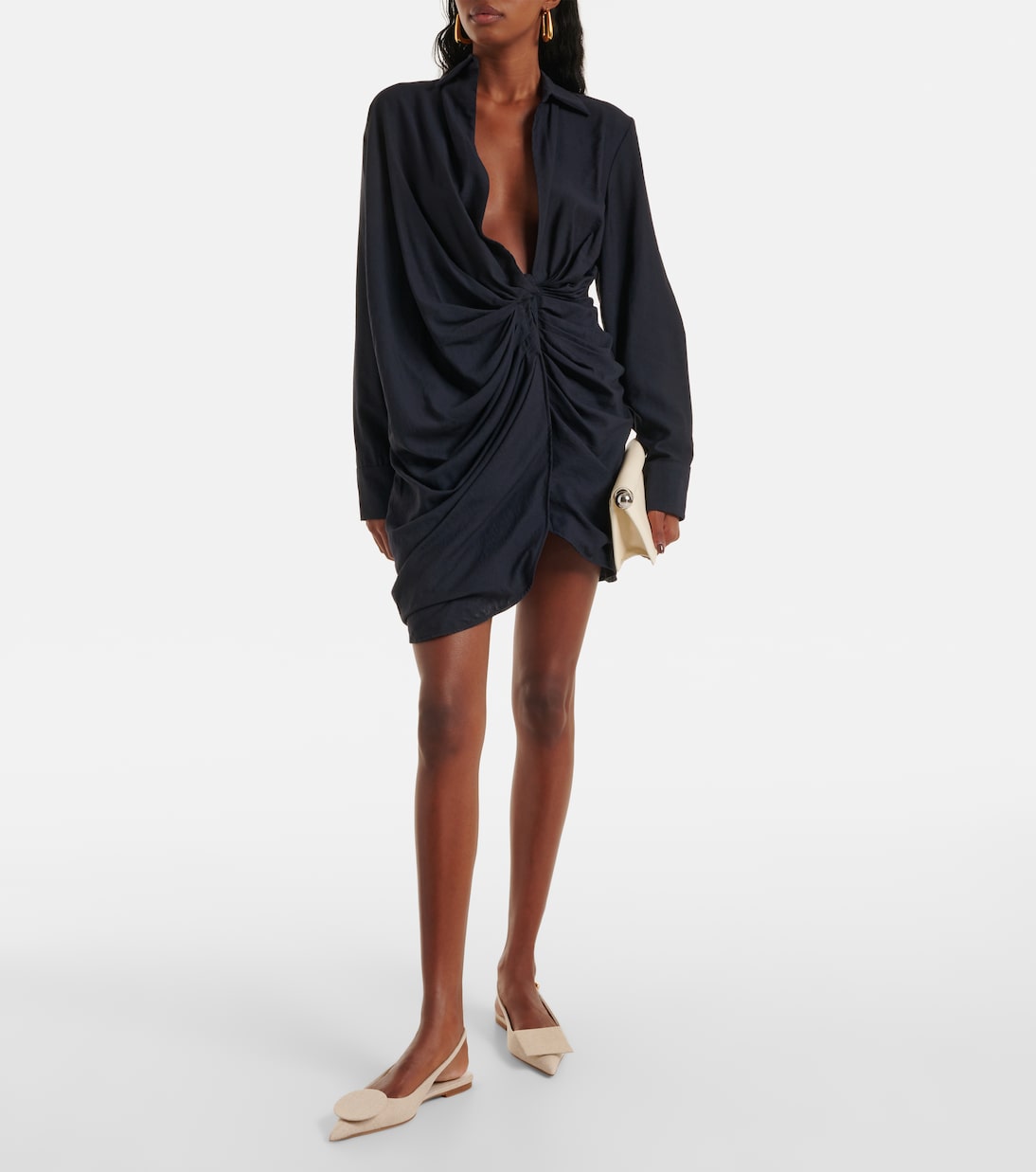 Les Slingbacks Duelo Plates canvas flats | Jacquemus