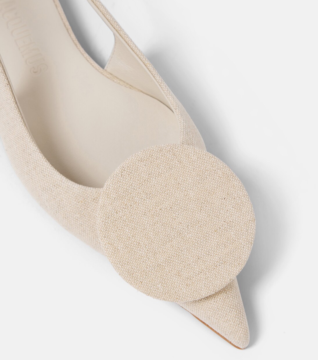 Les Slingbacks Duelo Plates canvas flats | Jacquemus
