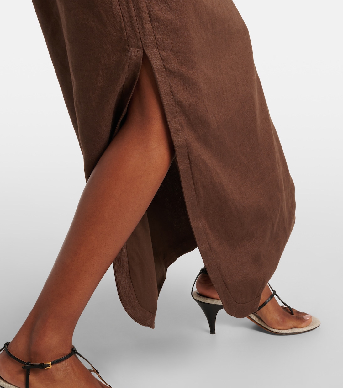 Jupe midi Jerry en lin | SIR