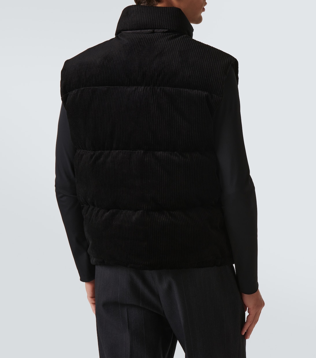 Daunenweste aus Baumwoll-Cord | Prada