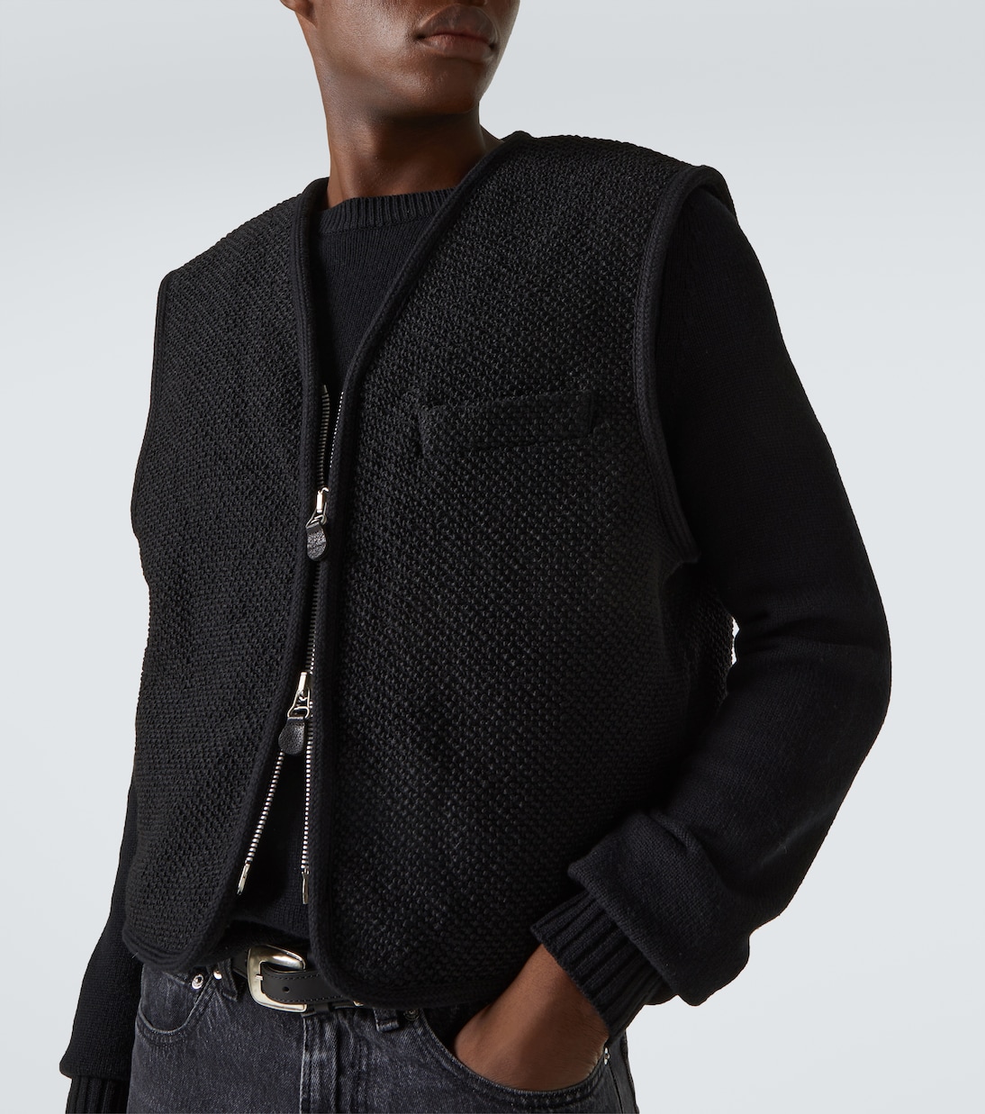 Weste mit Faux Shearling | Our Legacy